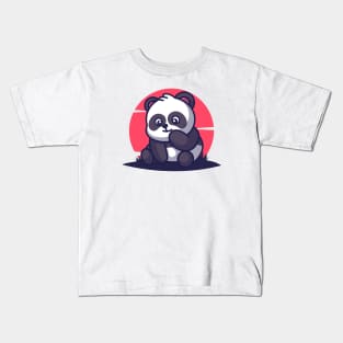 Curious panda Kids T-Shirt